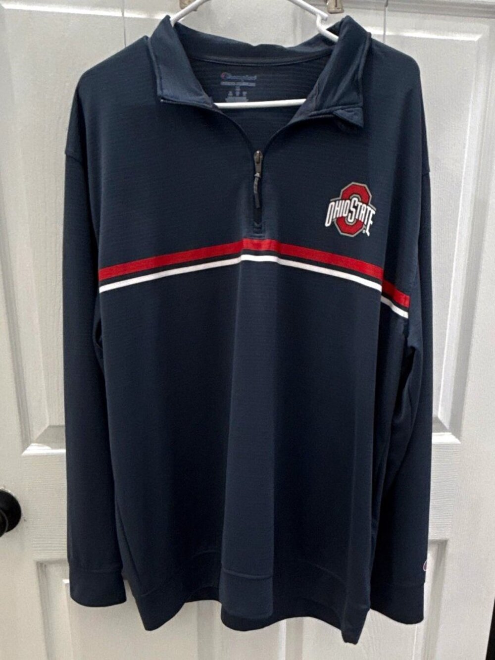 Champion NCAA Ohio State Buckeyes Men's Quarter-Zip Pullover XL